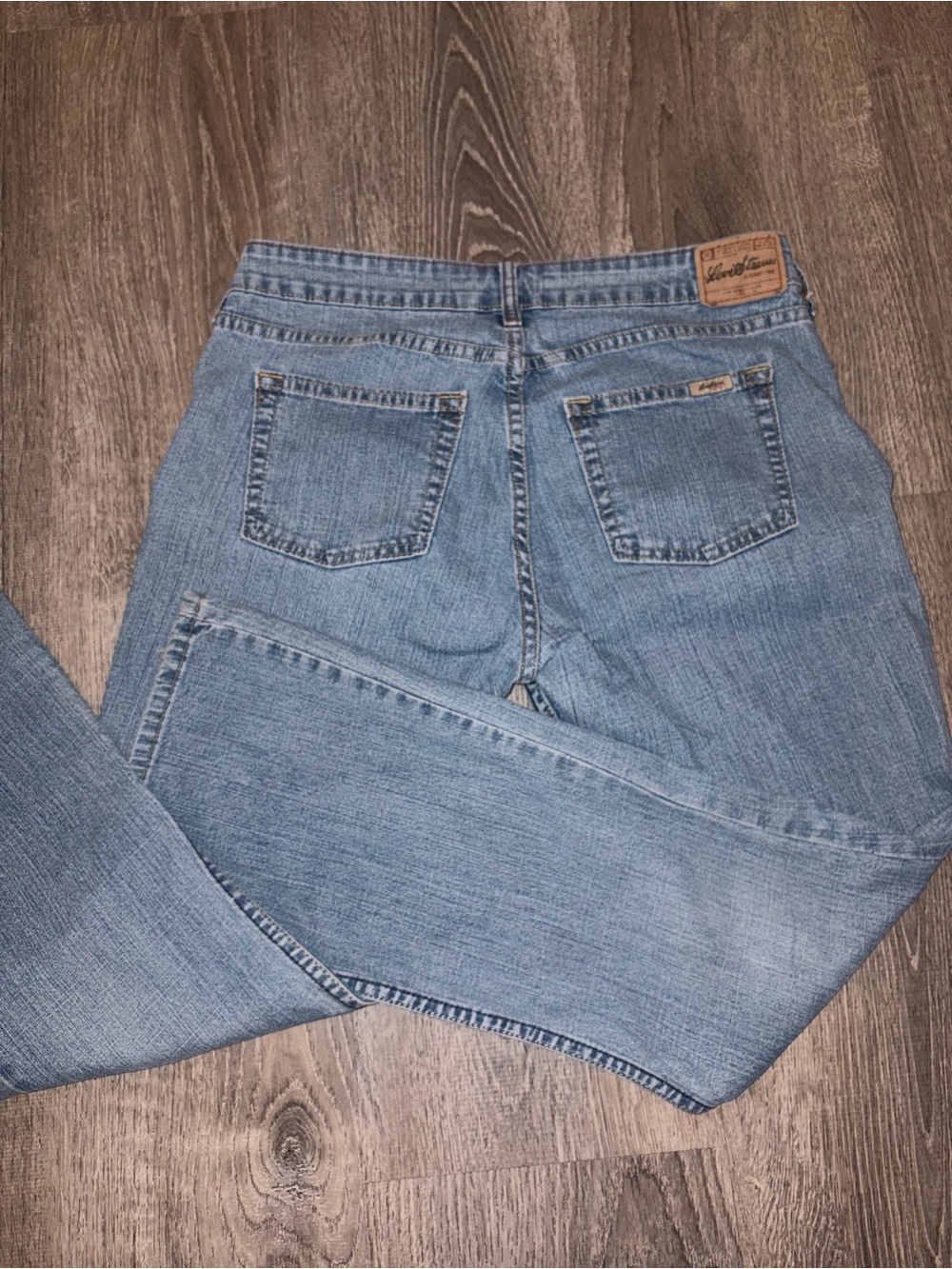 Vintage Levi's Women's Denim Bootcut Jeans Blue Regular Size Misses 8 short